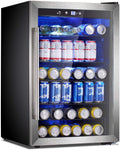 Antarctic Star 120-Can Stainless Steel Beverage Refrigerator