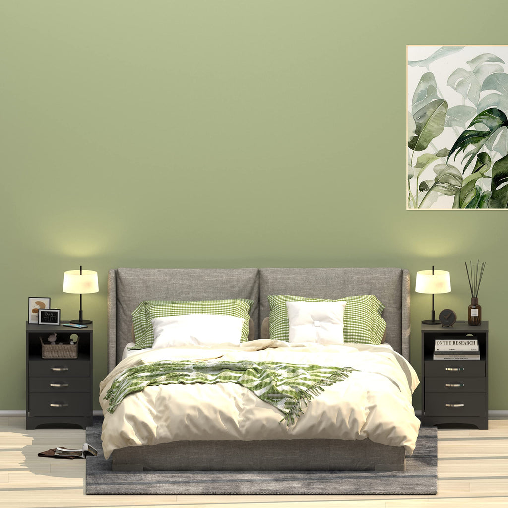 HOSEOKA Nightstand Charging Station Bedside
