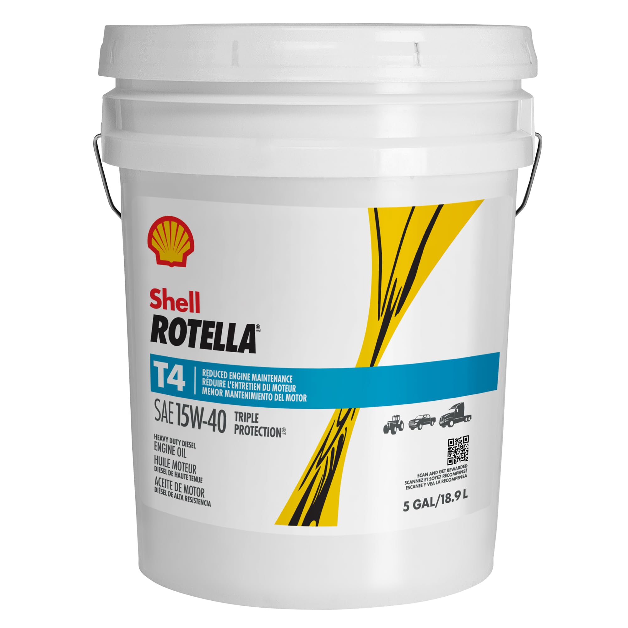 Shell Rotella Protection Conventional 5 Gallon