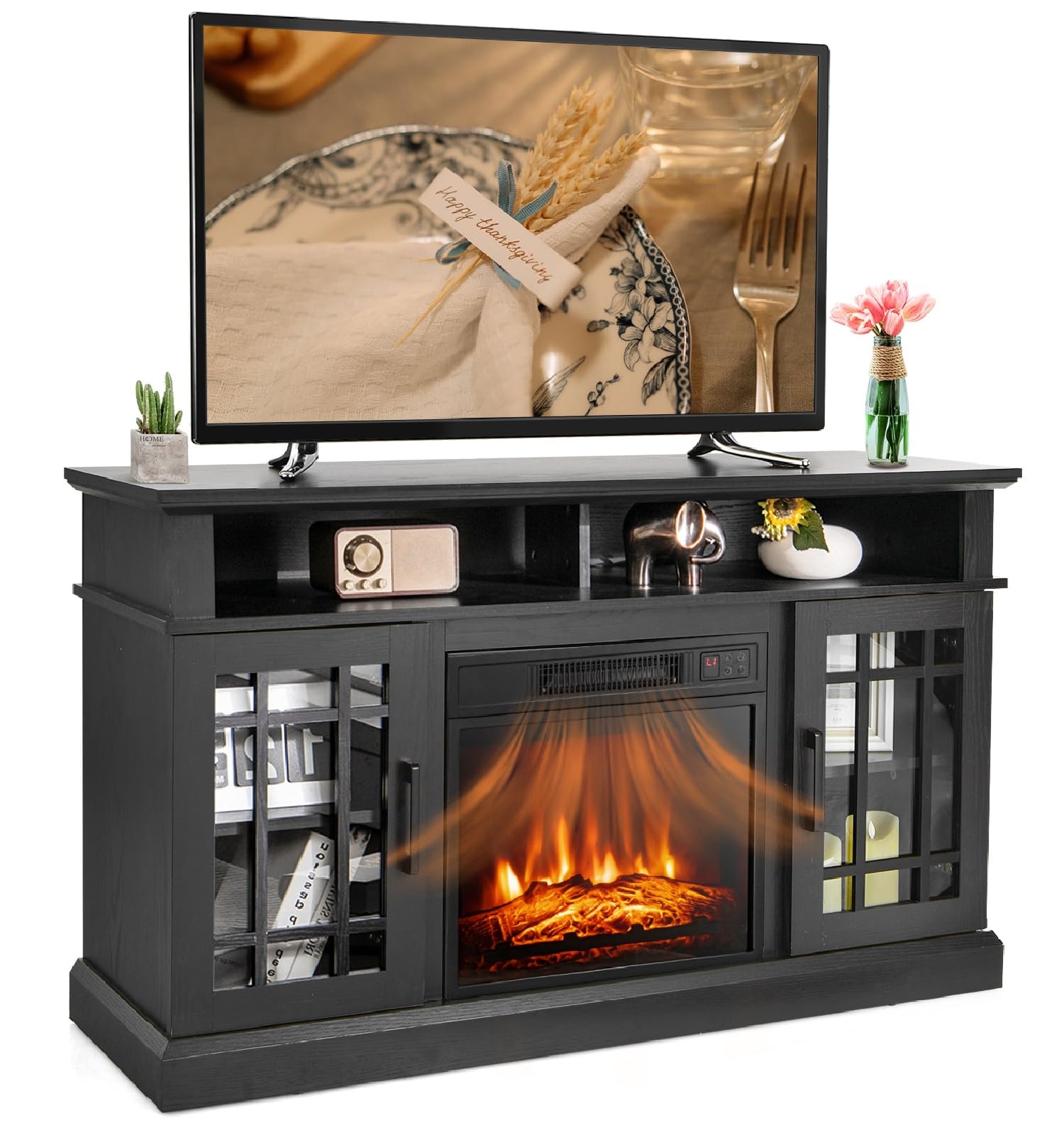 SIMOE Electric Fireplace Console Cabinets