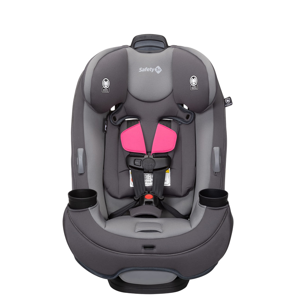 Safety 1st Grow and Go All-in-One Convertible Car Seat, Rear-facing 5-40 pounds, Forward-facing 22-65 pounds, and Belt-positioning booster 40-100 pounds, Everest Pink