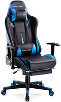 GTPLAYER Gaming Chair, Computer Chair with footrest for Adults, Unicorn Design 400lb Capacity Big and Tall Chairs Ergonomic Gamer Chair with Lumbar Support 170u00b0Reclining, by GTRacing