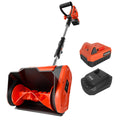 VOLTASK Cordless Snow Shovel - 20V | 10-Inch | 4-Ah Cordless Snow Blower, Battery Snow Blower with Adjustable Front Handle (4-Ah Battery &amp; Quick Charger Included), SS-20C