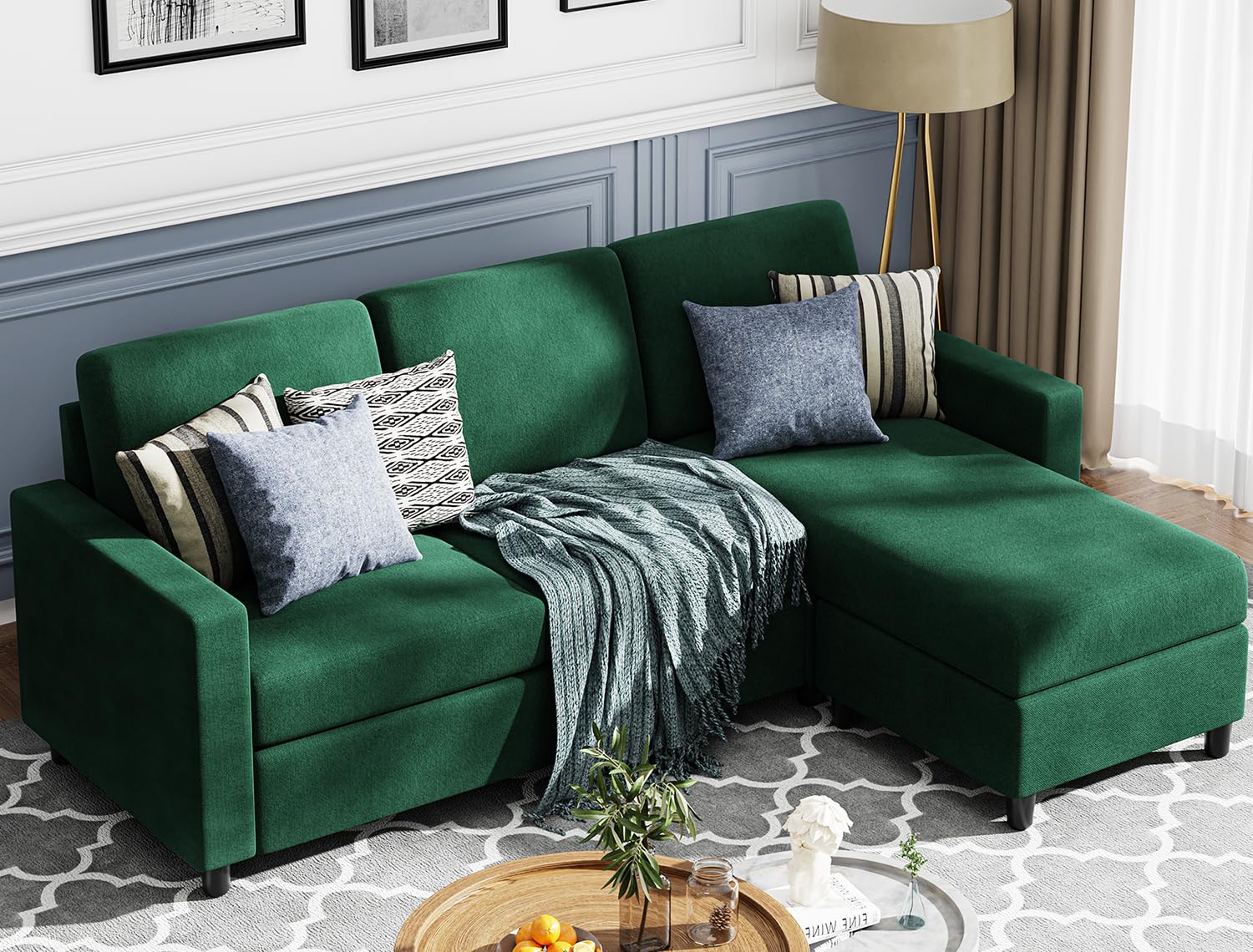 JAMFLY Convertible Sectional Shaped Clearance