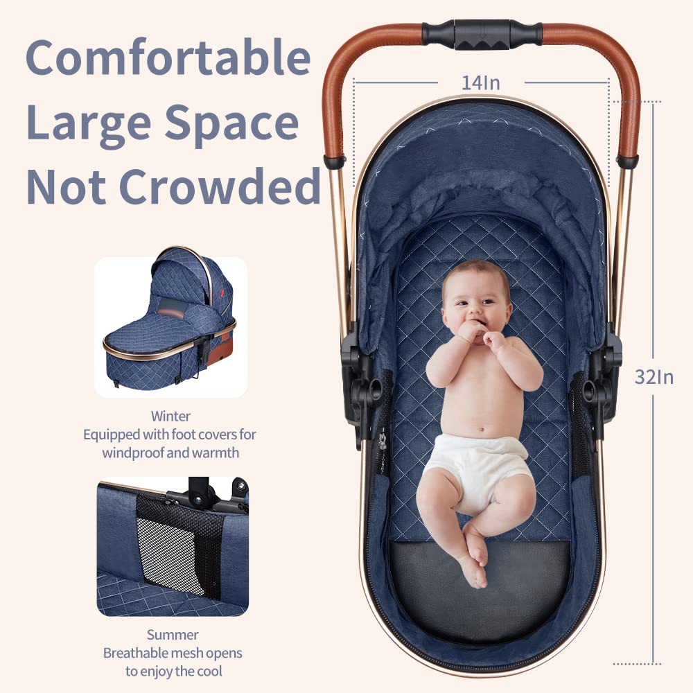 Stroller Pushchair Landscape Reversible Reclining