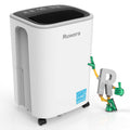 Dehumidifier 2500 Sq.Ft 30 Pint, Dehumidifiers with Drain Hose, 0.66 Gallon Water Tank, Energy Star Certified, RUWORA Dehumidifiers for Home Basement, Overflow Protection, 24H Timer (Energy-Saving)