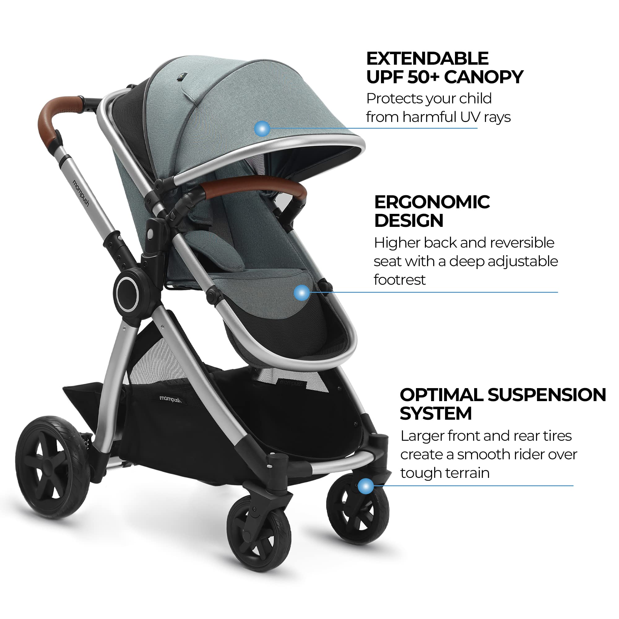 Ultimate2 Reversible Full-Size Convertible Pushchair