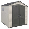 Lifetime 7 ft. x 7 ft. Outdoor Plastic Storage Shed, 60042