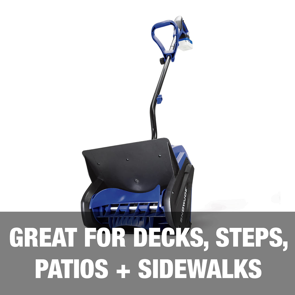 Snow Joe 24V-SS13 24-Volt IONMAX 13-Inch, Cordless Snow Shovel Kit, (w/ 4.0-Ah Battery   Charger) Blue