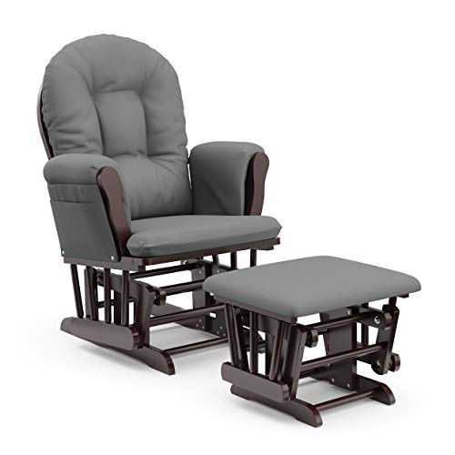 Storkcraft Custom Glider Ottoman White