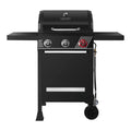 Dyna-Glo 3-Burner Propane Gas Grill in Matte Black with TriVantage Multi-Functional Cooking System DGH353CRP