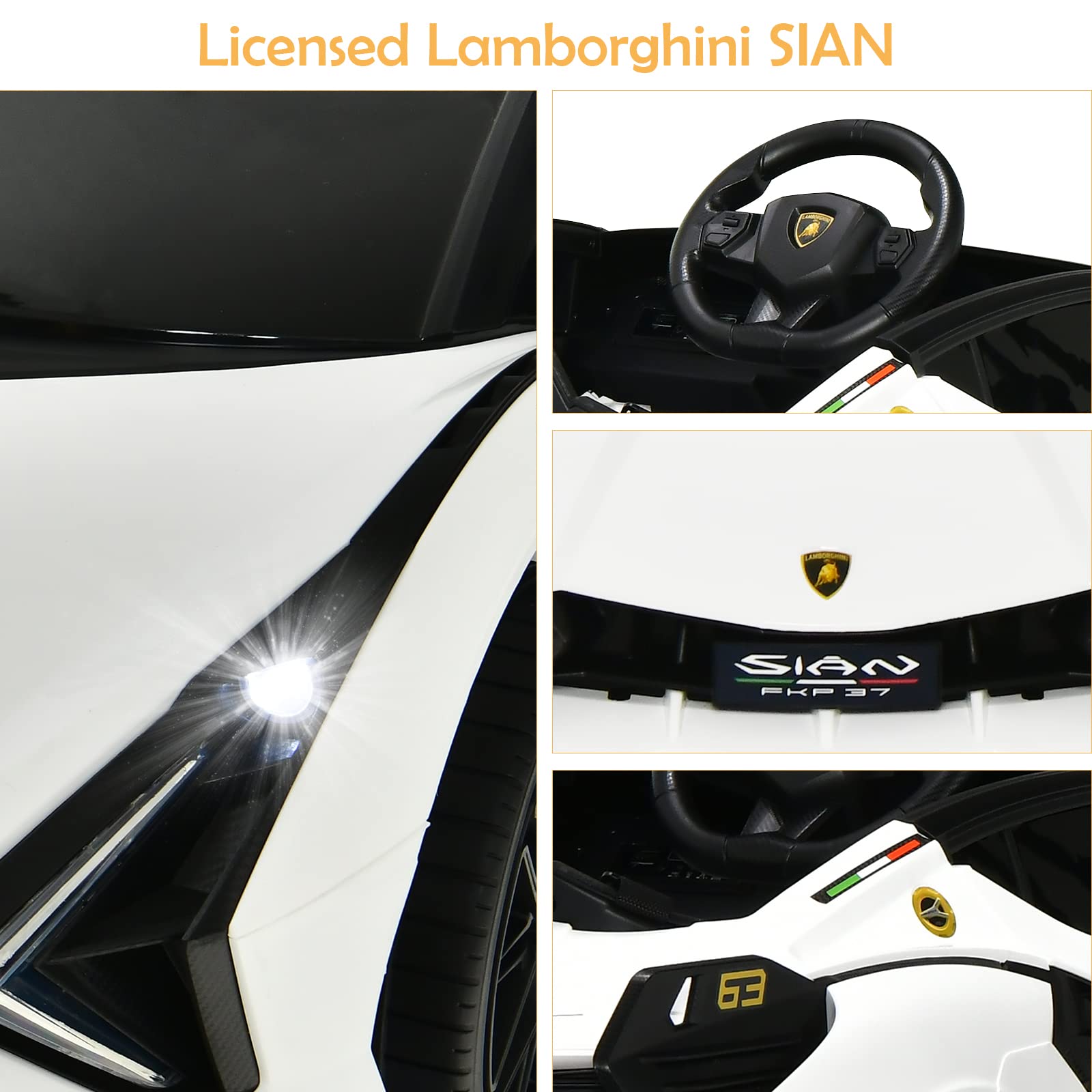 Licensed Lamborghini Electric Suspension Bluetooth