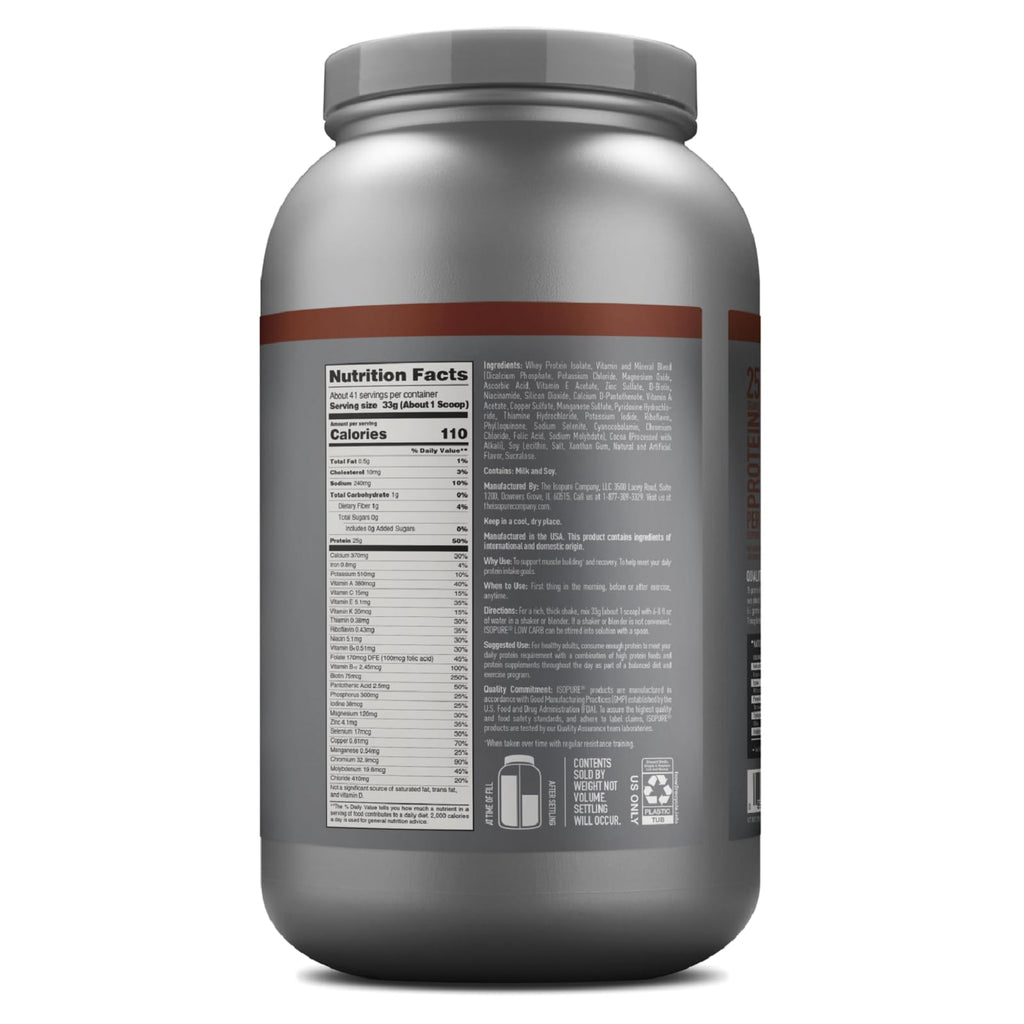 Isopure Protein Powder Isolate Flavor