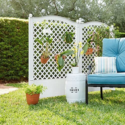 BrylaneHome Resin Garden Arch Trellis