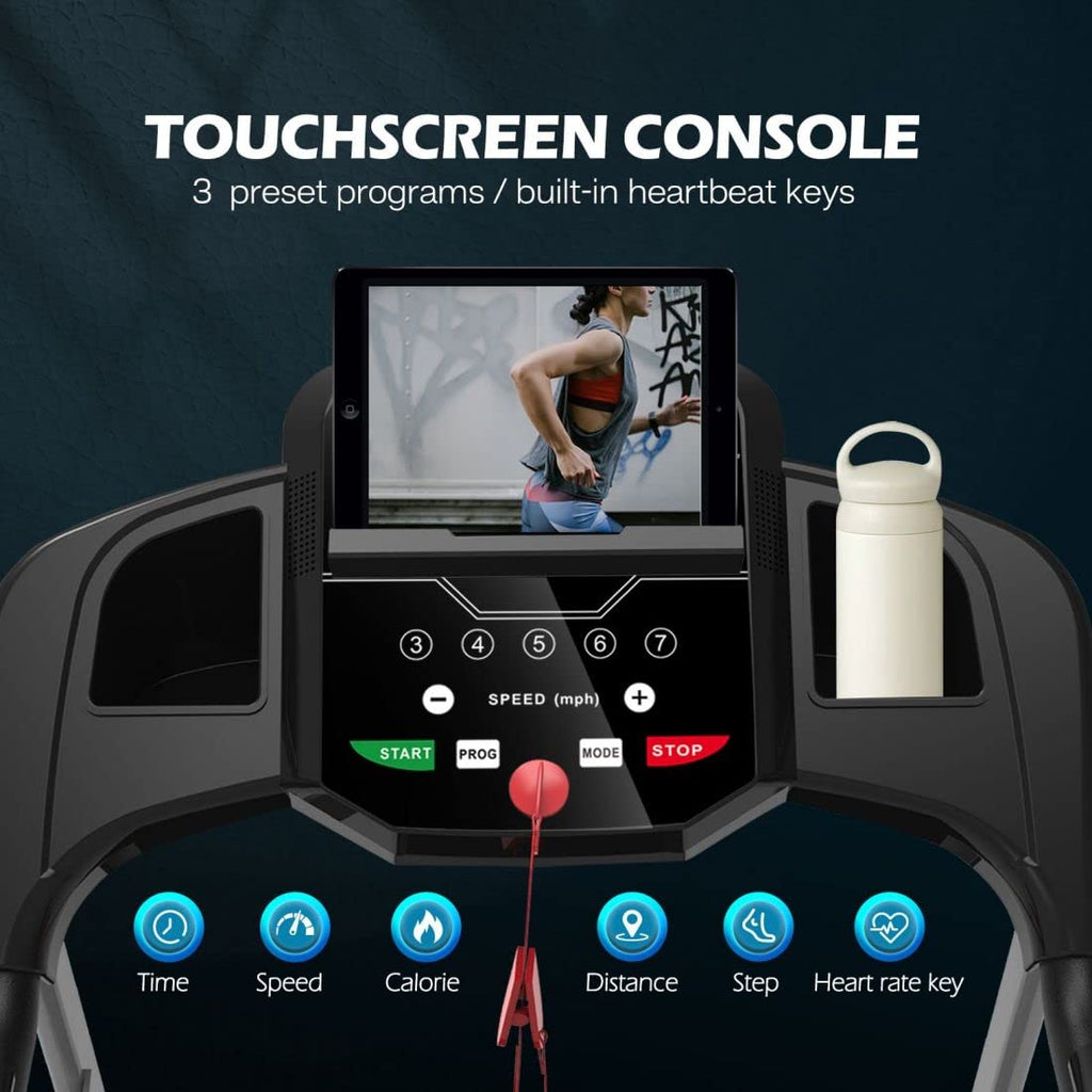 Foldable Treadmill Incline Portable Programs
