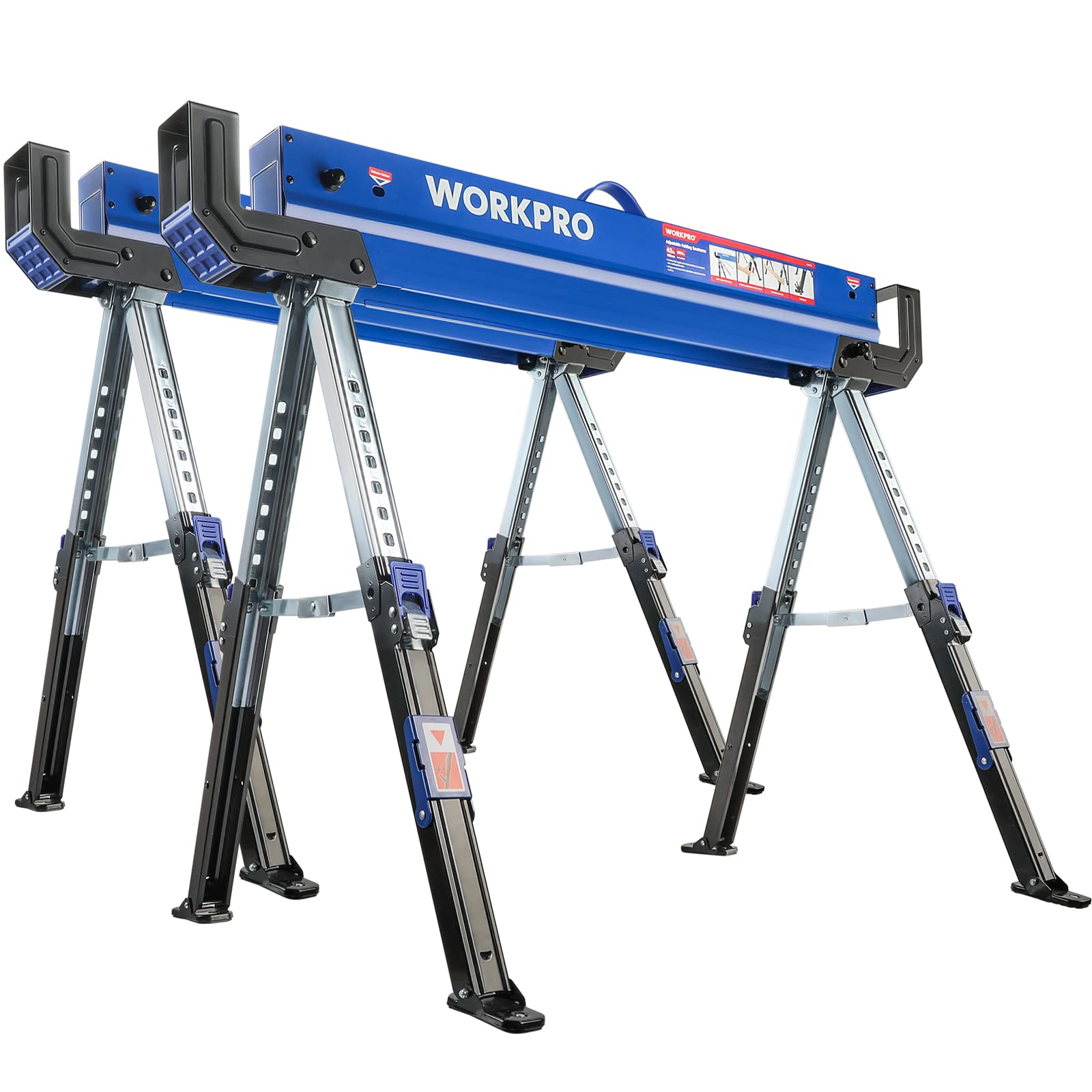 WORKPRO heavy folding adjustable horse