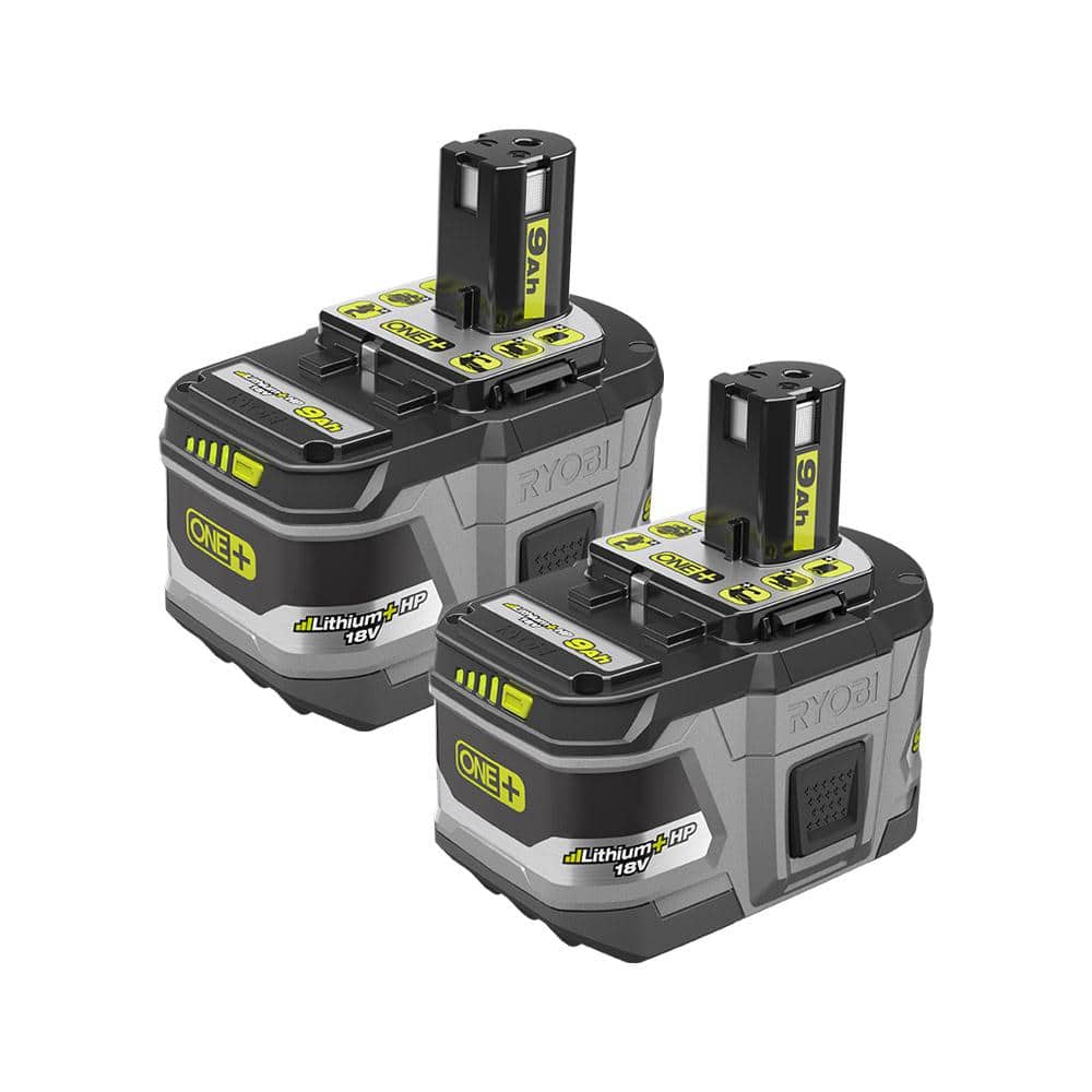 ONE  18V LITHIUM  HP 9.0 Ah High Capacity Battery (2-Pack) P168