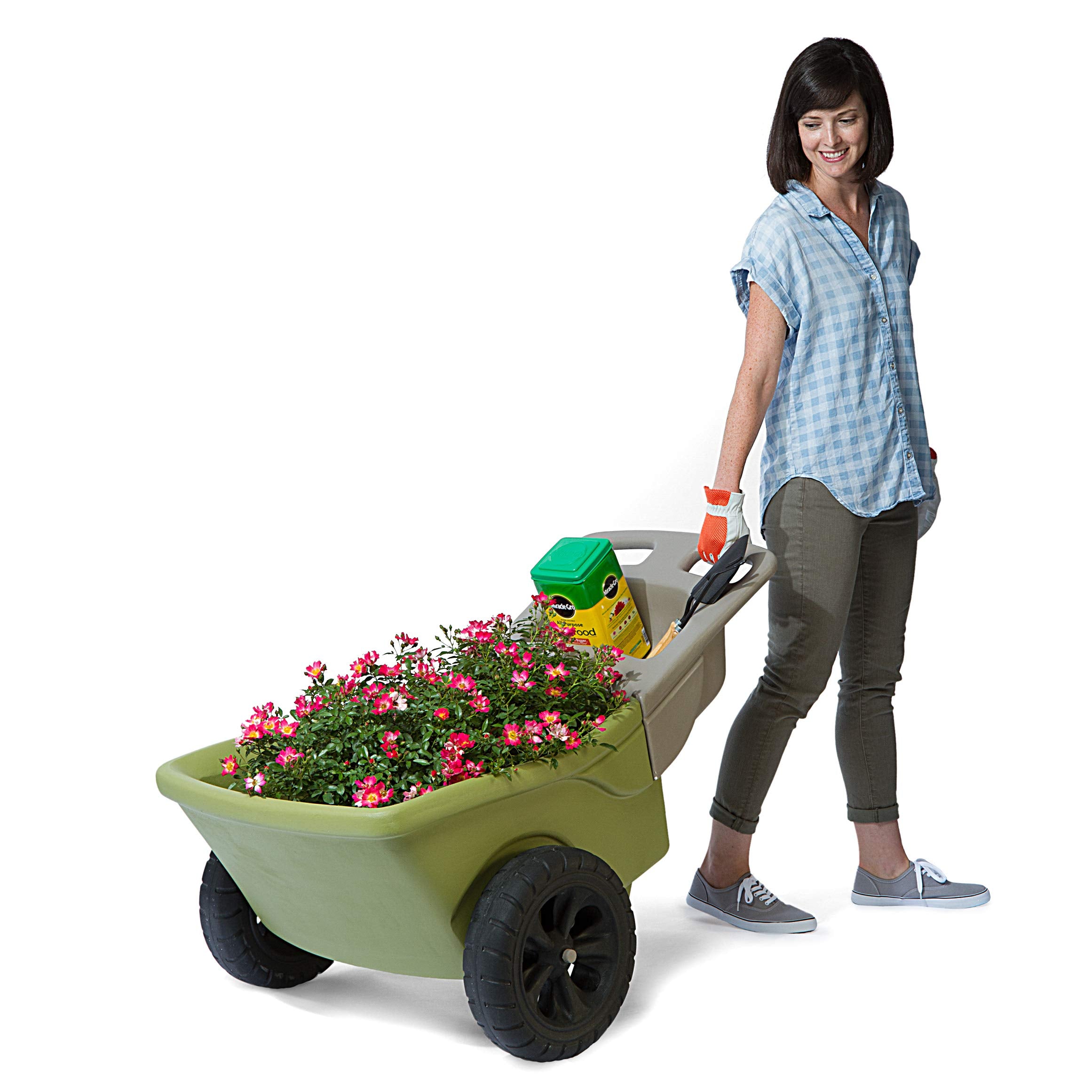 Simplay3 Easy Haul Plastic Wheelbarrow with Tool Tray