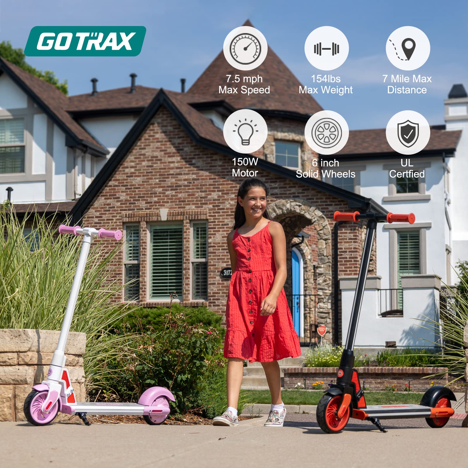Gotrax Lumios Electric Scooter 6 25Miles