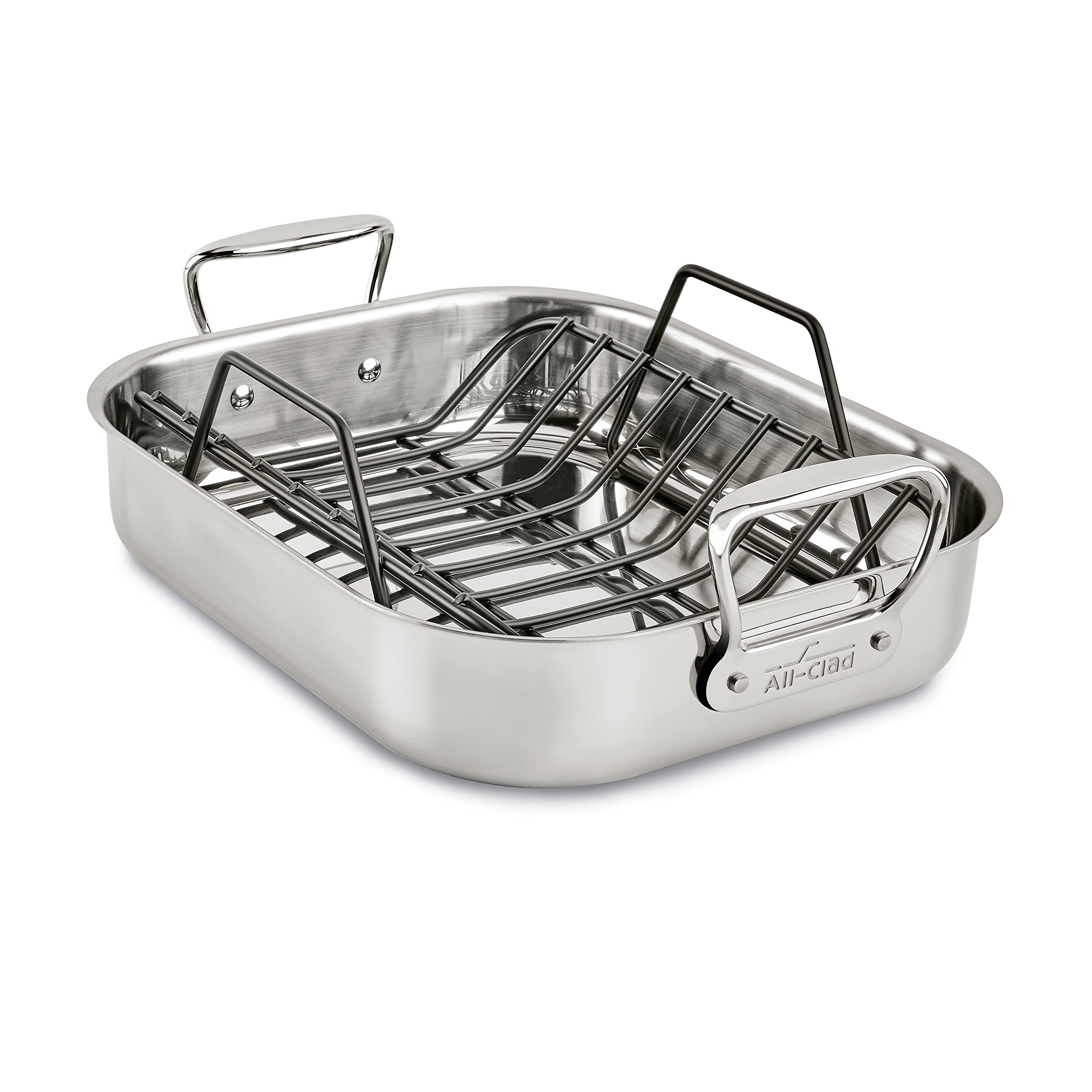 All Clad Stainless Steel Small Roaster