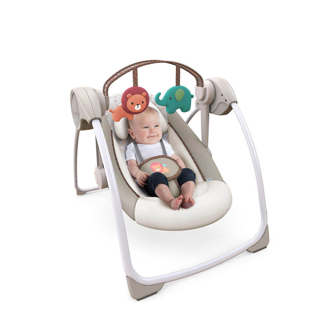Ingenuity Cozy Kingdom Portable Swing