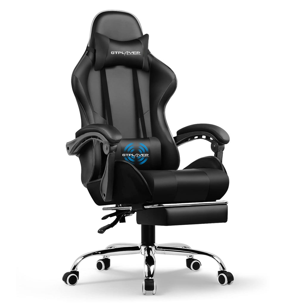 GTPLAYER Computer Footrest Adjustable 360u00b0 Swivel