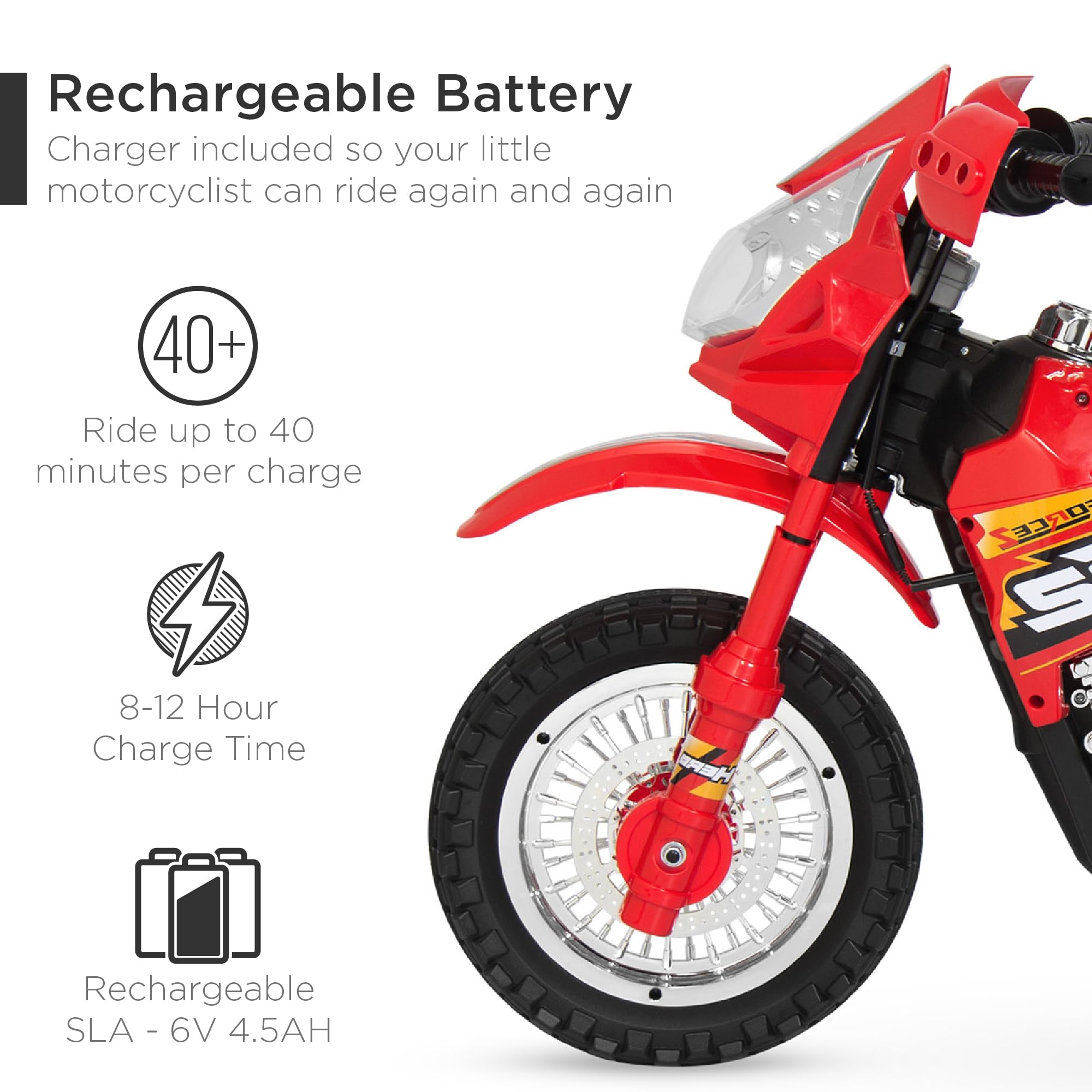 Best Choice Products Electric Ride-On Motorcycle for Kids