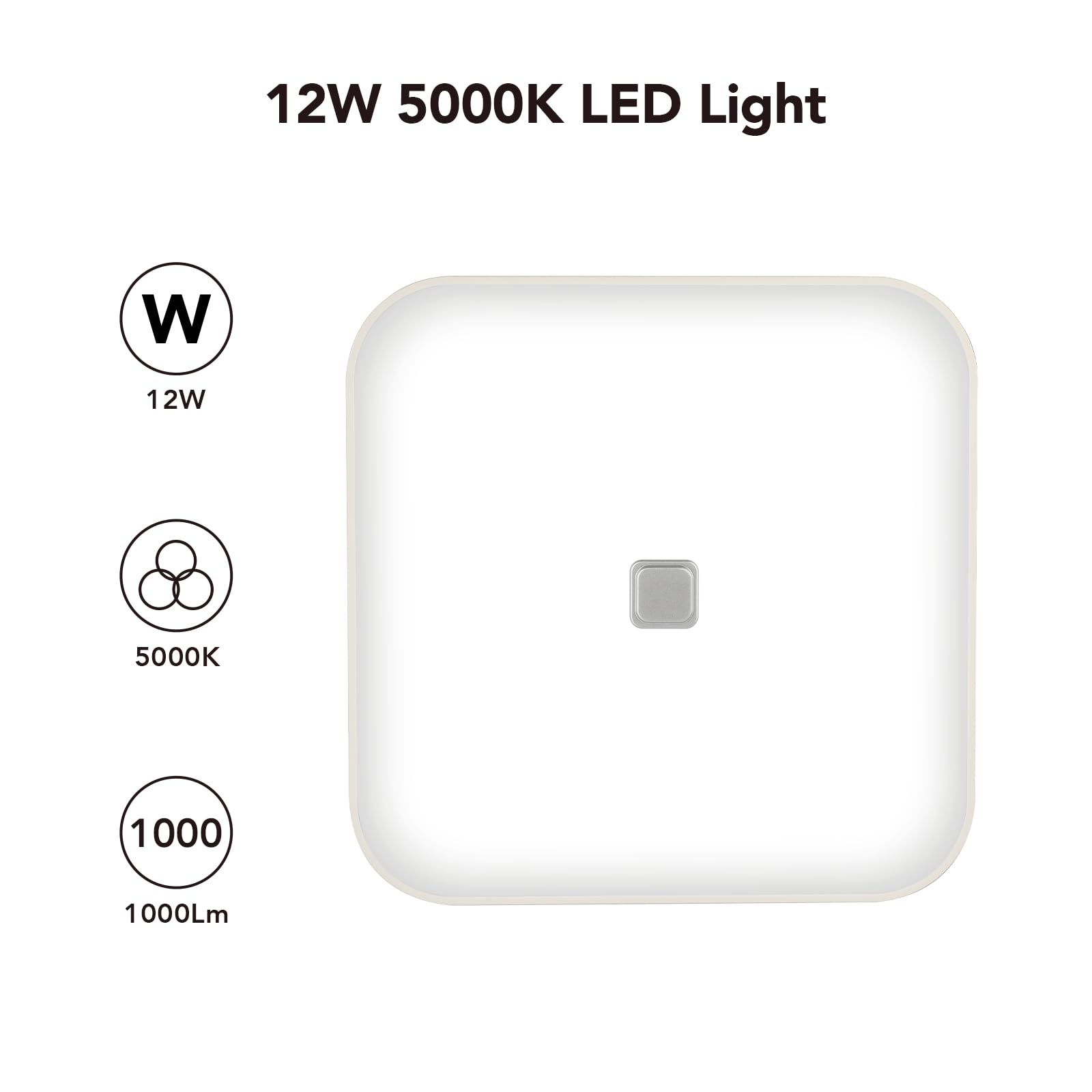 OREiN 100 CFM Bathroom Exhaust Fan with Integrated LED Light