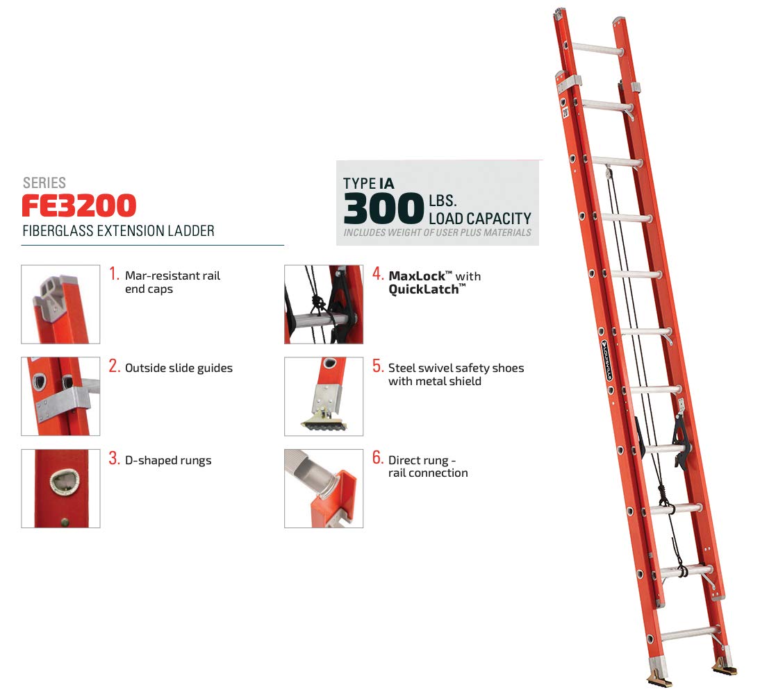 Louisville Ladder FE3216 Extension FEET