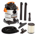 10-Gallon 6.0 Peak HP Stainless Steel Wet Dry Shop Vacuum