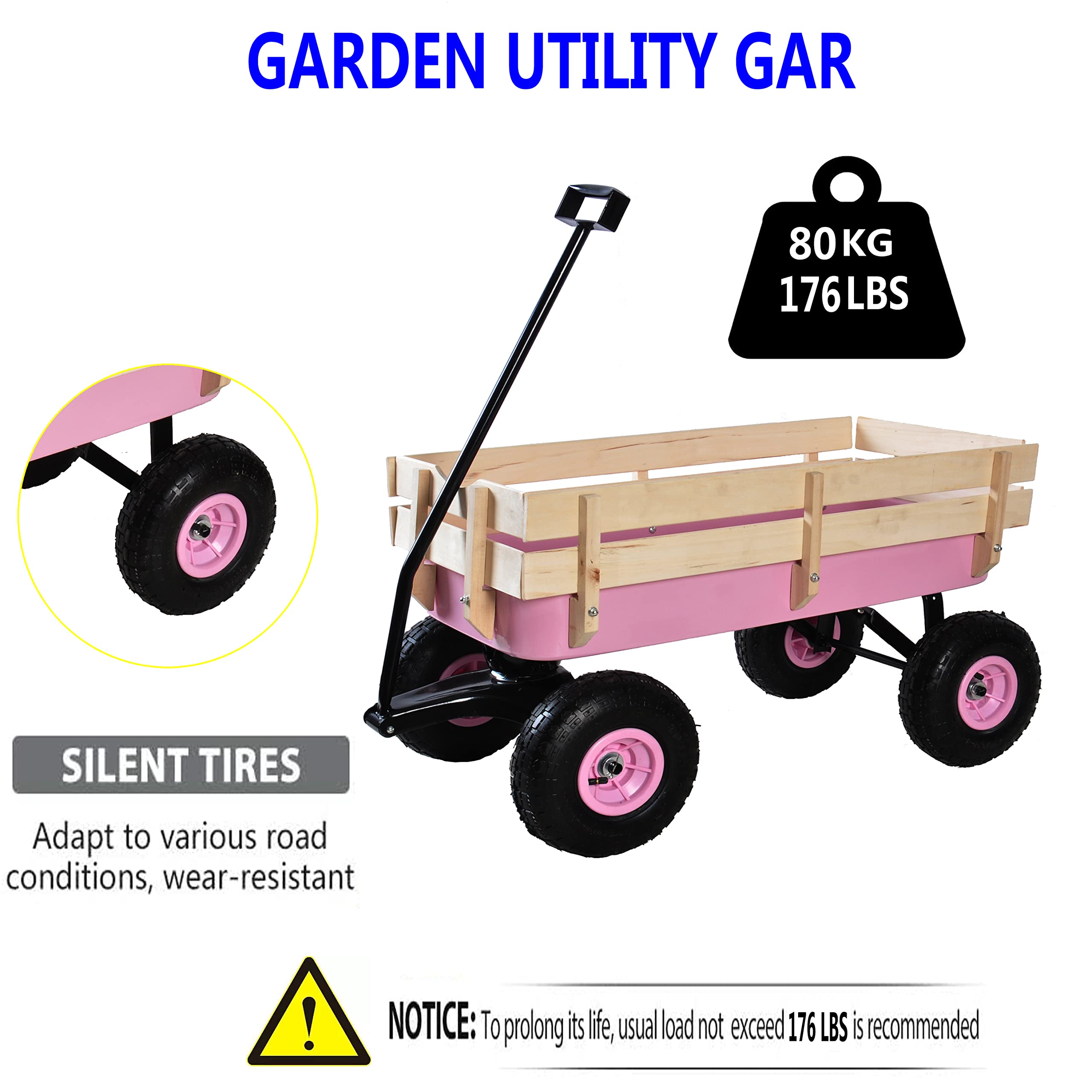Outdoor Removable Capacity Children Pull Along