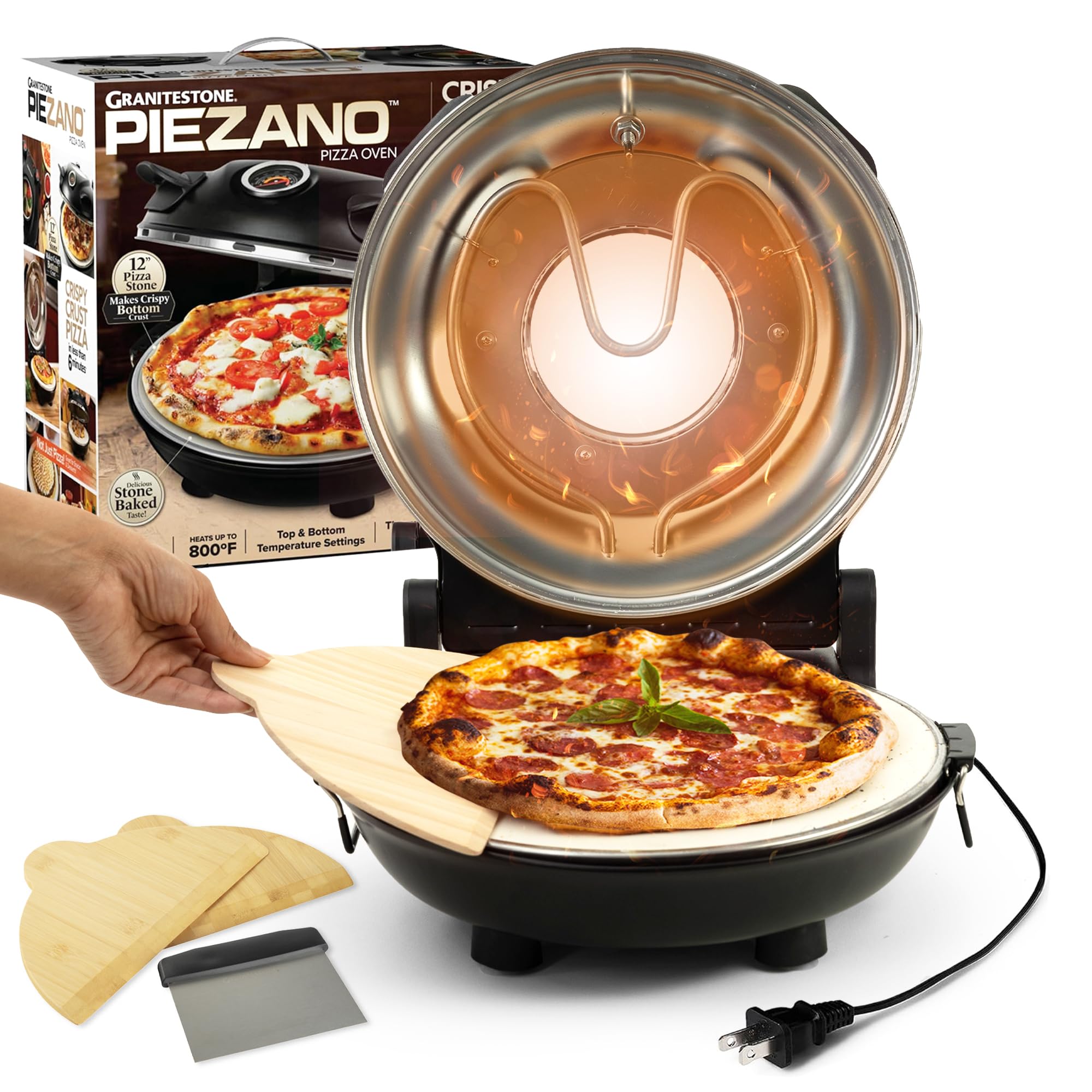 Piezano Pizza Oven Granitestone Countertop