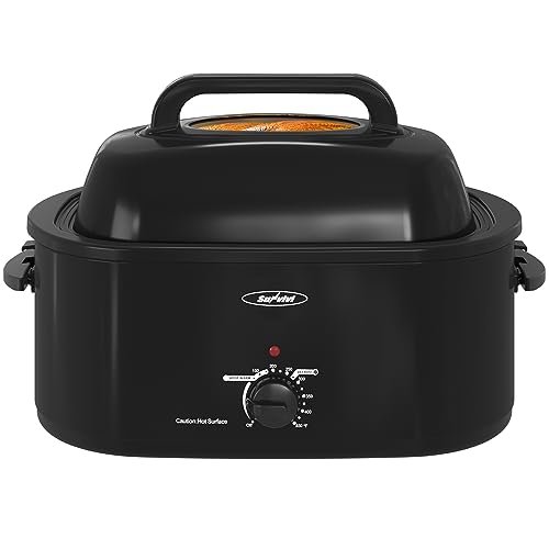 Sunvivi Electric Roaster Oven with Removable Cooking Pan