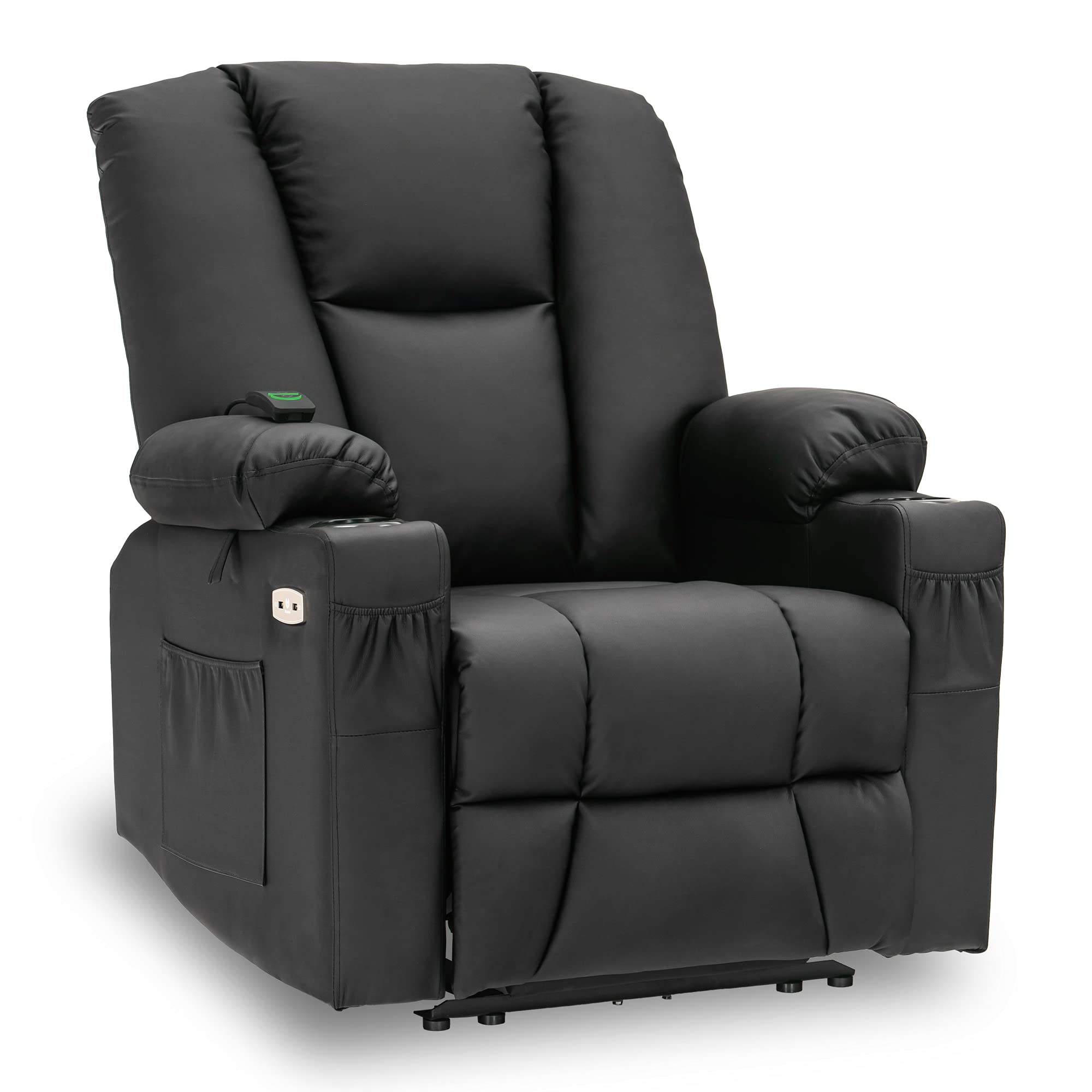 Electric Power Recliner Massage Extended Footrest