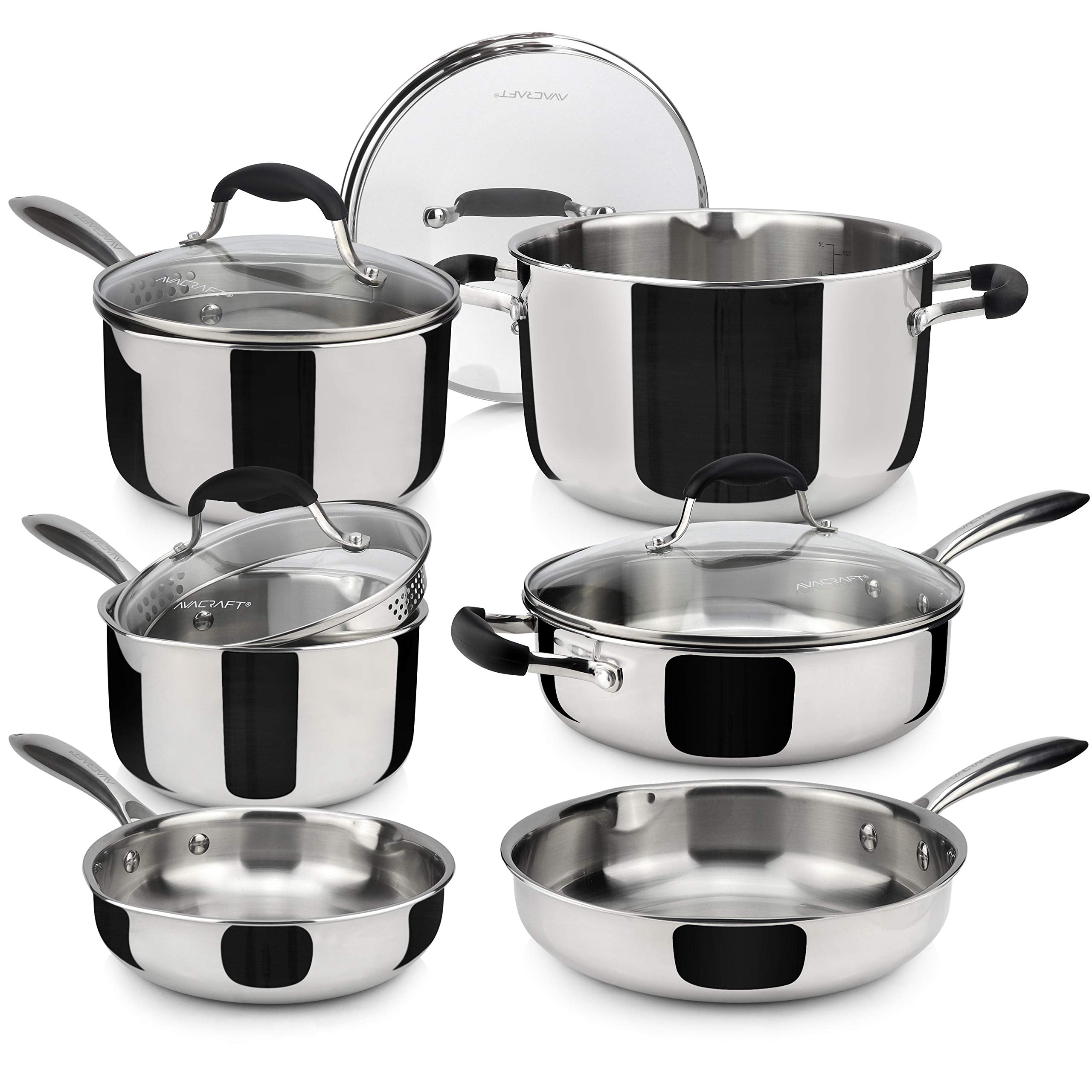 AVACRAFT Piece Stainless Steel Cookware