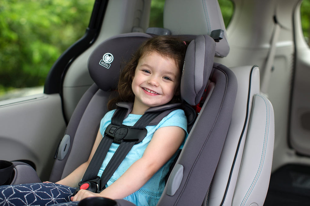 Safety 1st Grow and Go All-in-One Convertible Car Seat, Rear-facing 5-40 pounds, Forward-facing 22-65 pounds, and Belt-positioning booster 40-100 pounds, Everest Pink