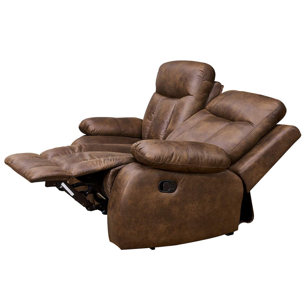 Betsy Furniture 3-Piece Recliner Set, Brown