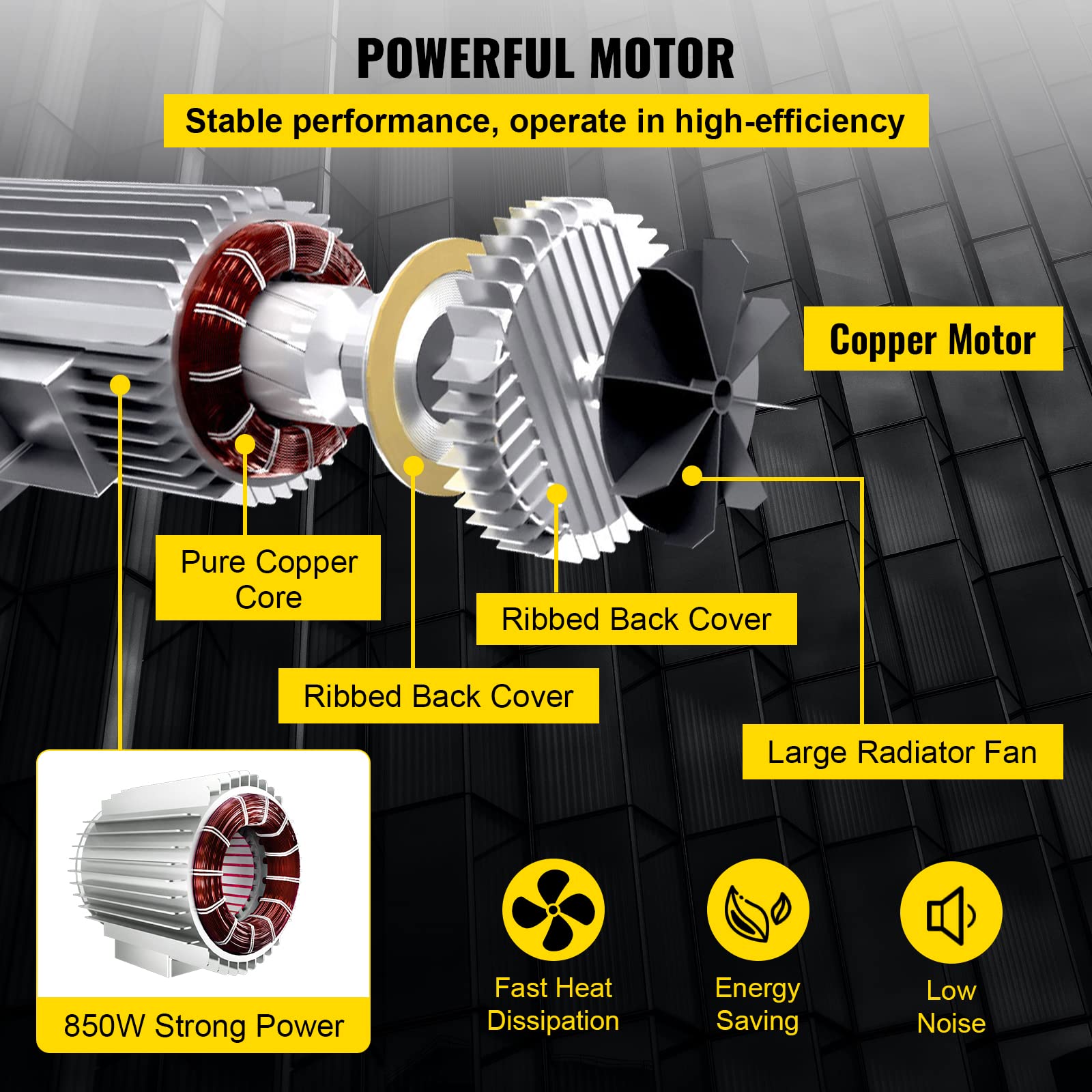 VEVOR 880LBS Electric Wireless Control