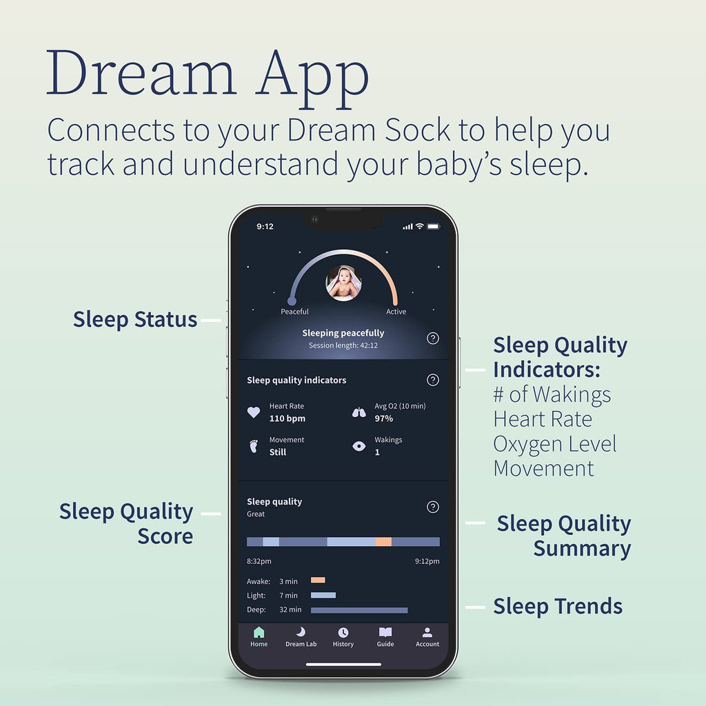 Owlet Dream Sock Indicators Movement