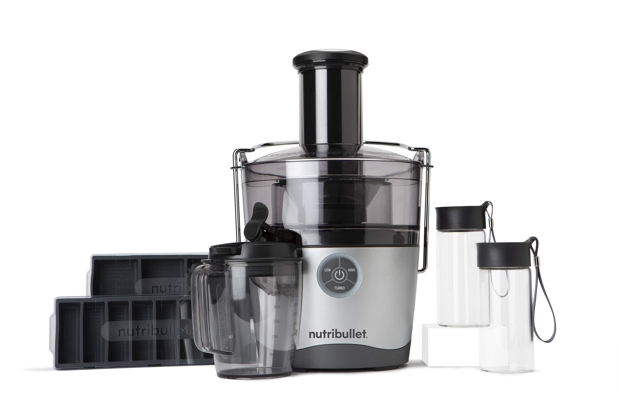 NutriBullet Juicer Pro Silver Centrifugal Juicing Machine