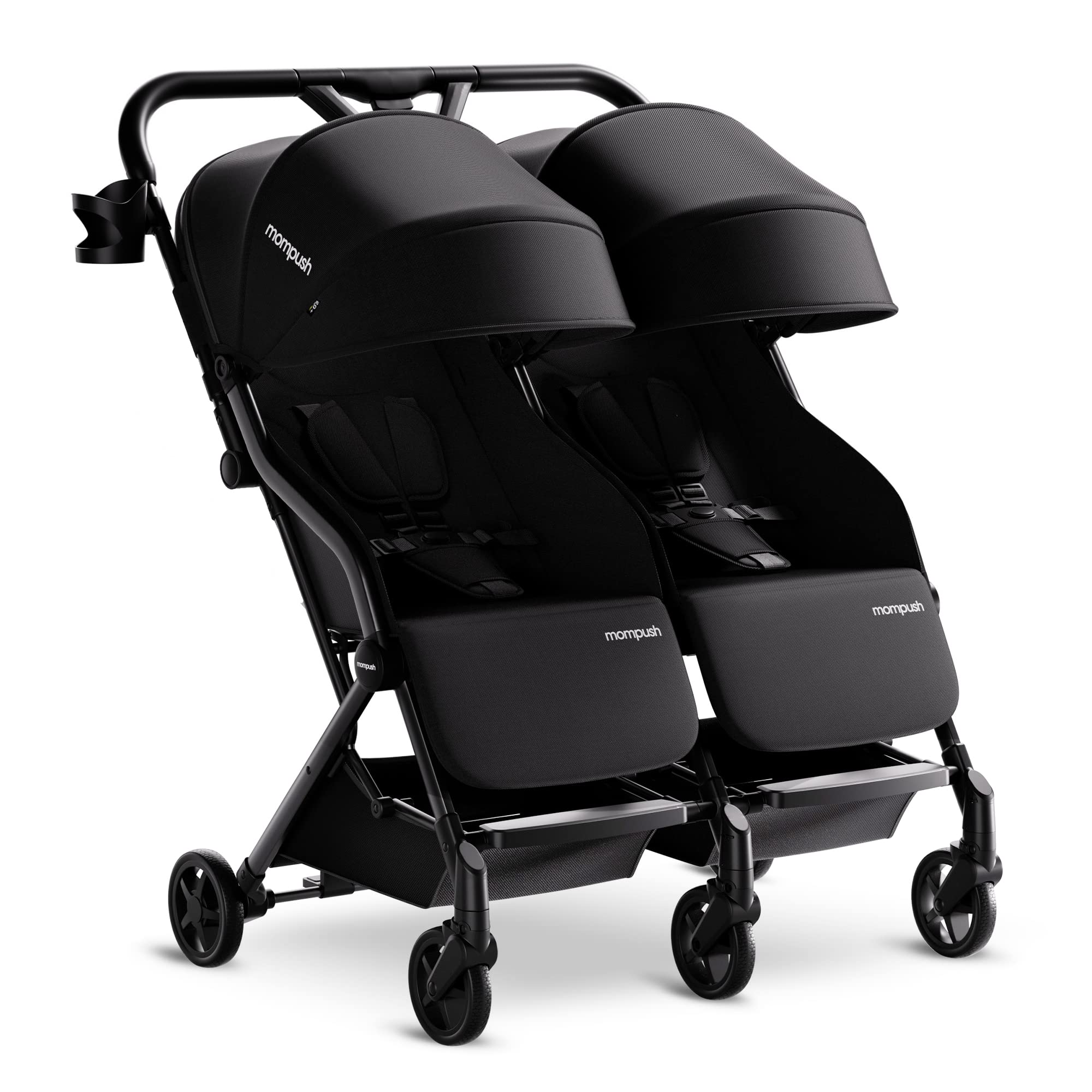 Mompush Ultra Lightweight Self-Standing Folding Travel Stroller