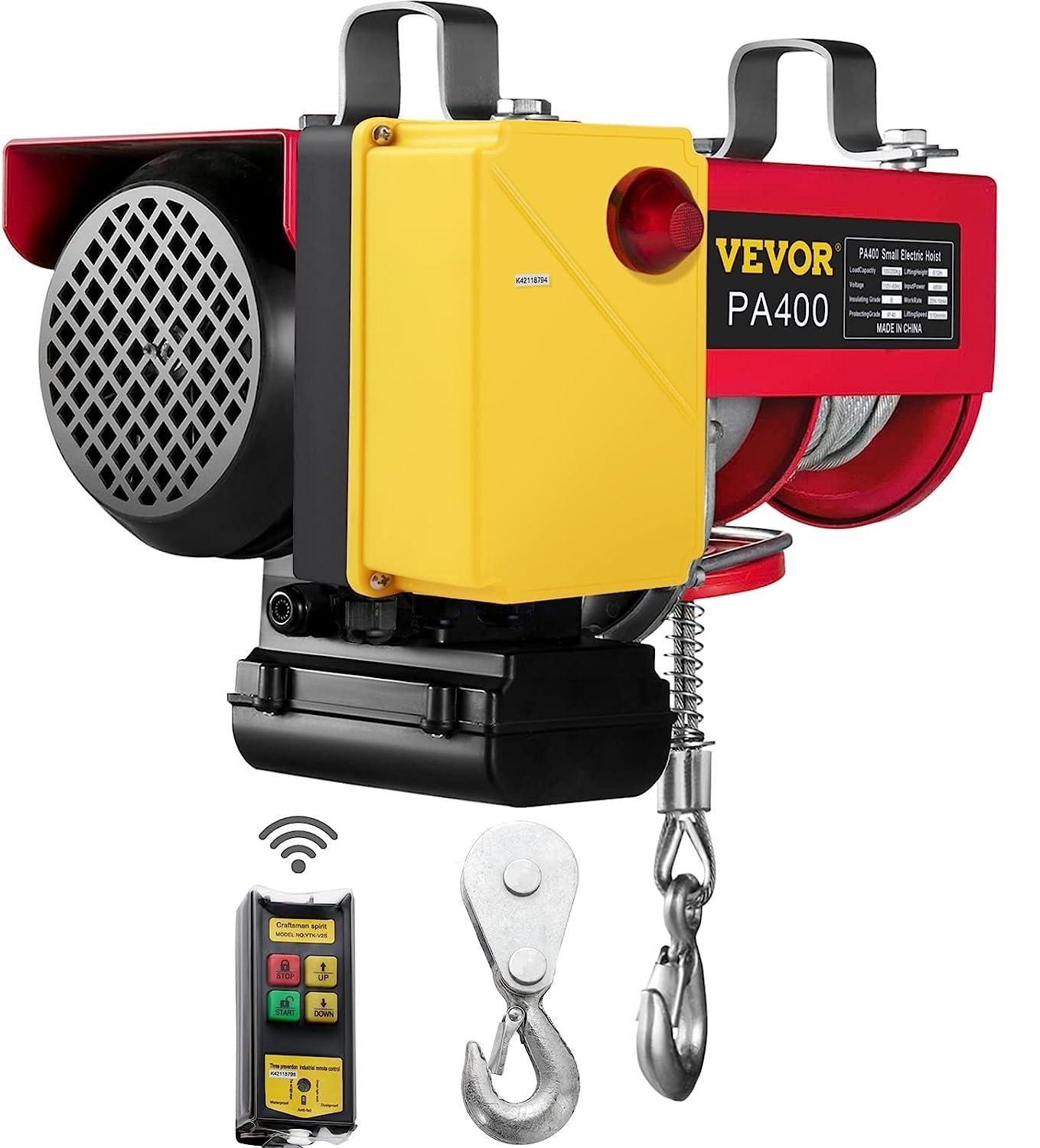 VEVOR 880LBS Electric Wireless Control