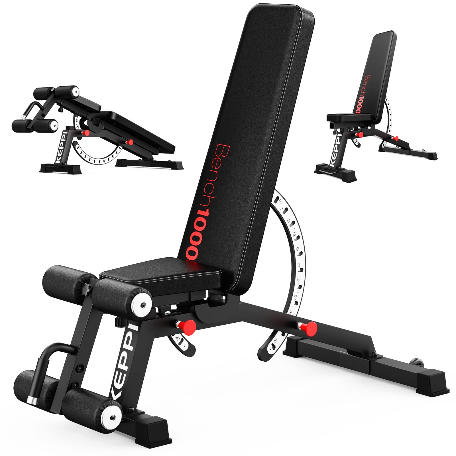 Keppi Bench Bench1000 Adjustable Strength Removable