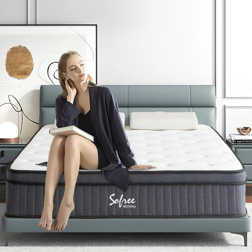 Sofree Bedding 12-Inch Memory Foam Hybrid Mattress