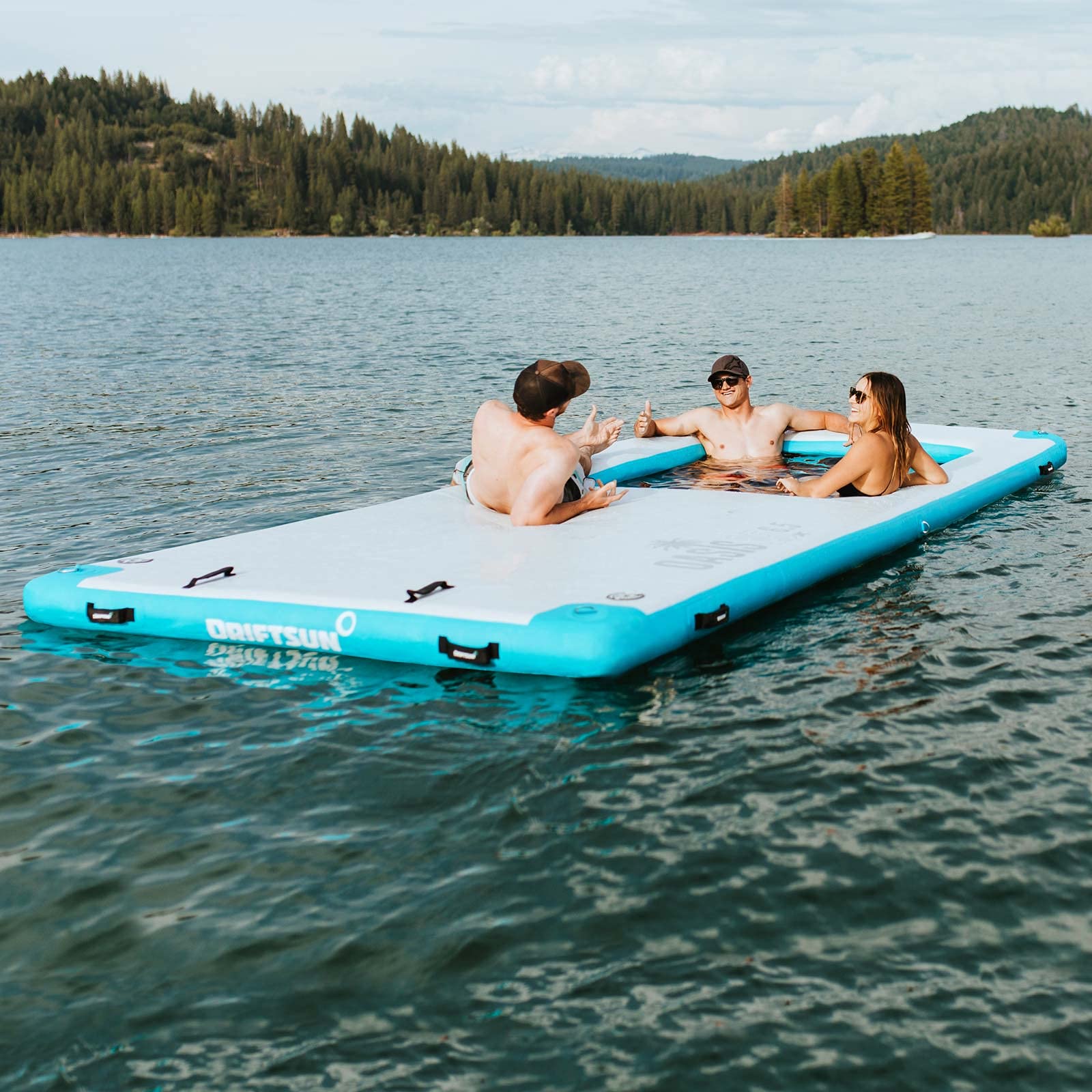 Driftsun Inflatable Floating Dock Platform