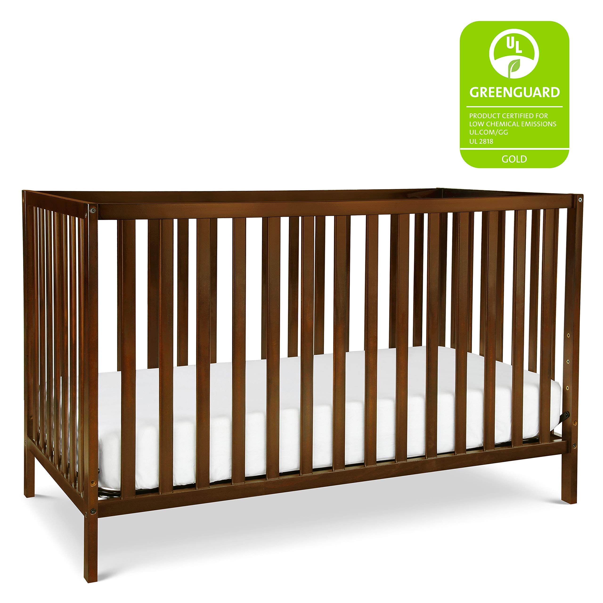 Davinci Union 4-in-1 Convertible Crib in Espresso, Greenguard Gold Certified