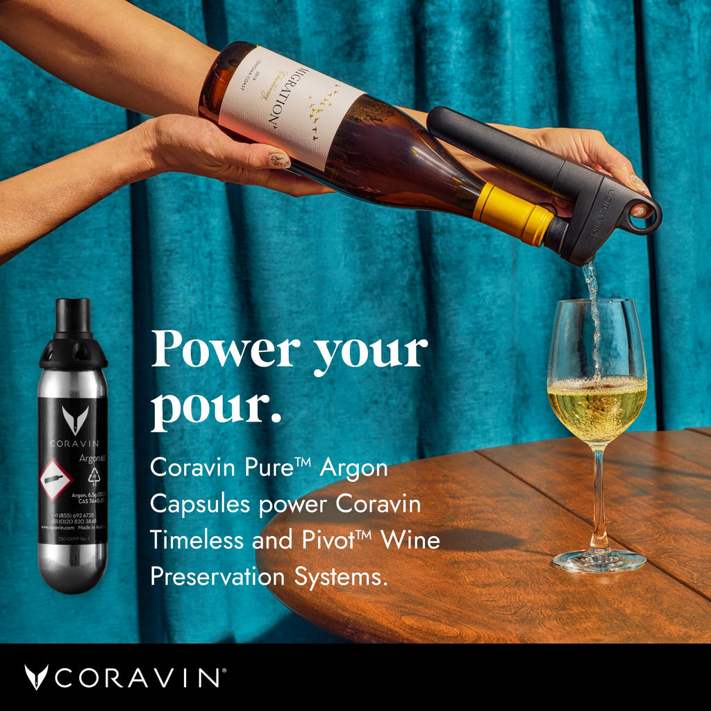 Coravin Pure Capsules Patented Cartridges