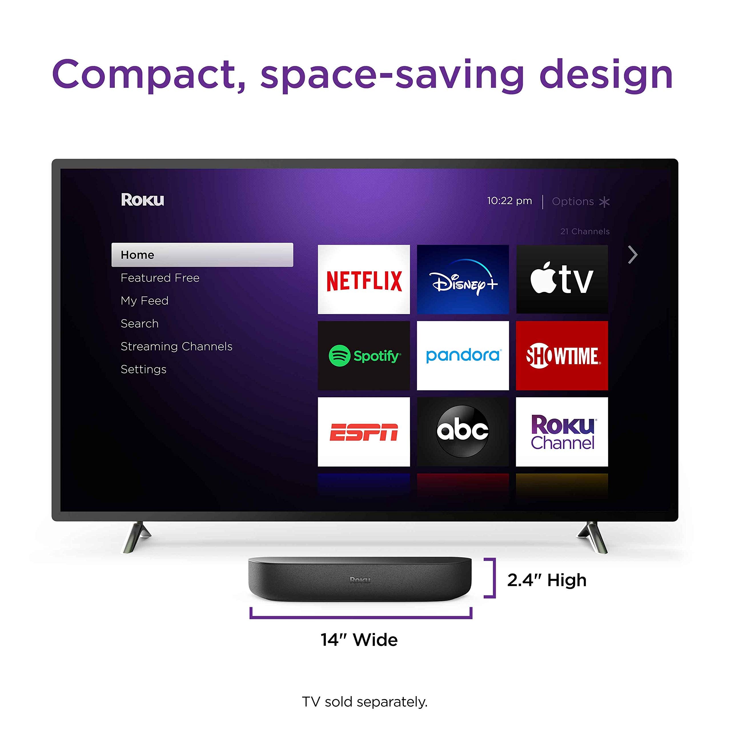 Roku Streambar 4K HDR Streaming Device and Soundbar Combo