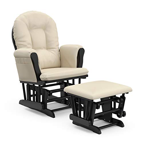 Storkcraft Custom Glider Ottoman White