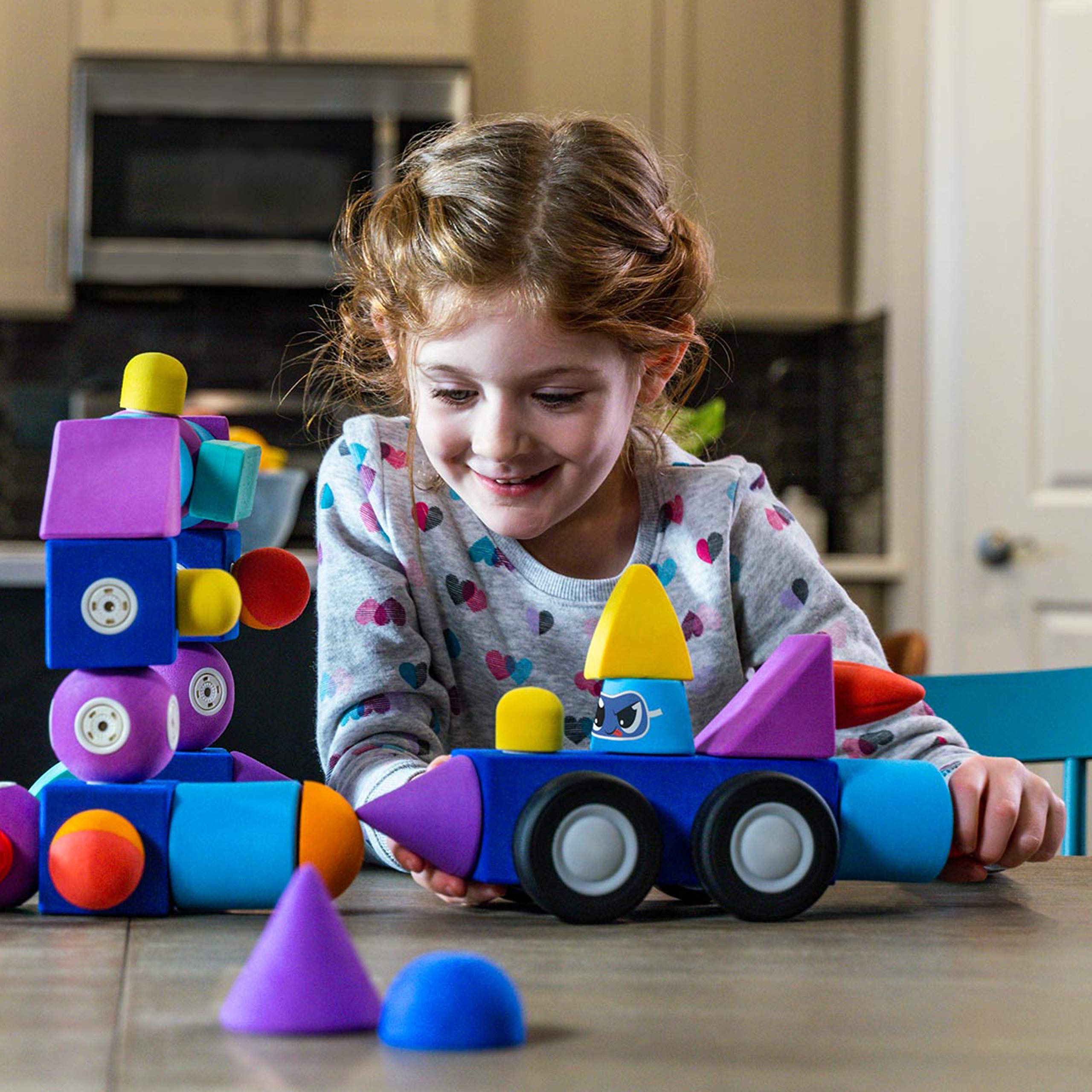 Blockaroo Magnetic Foam Building Blocks